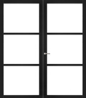 Weekamp dubbele binnendeur 6306 Incl. Blank glas
