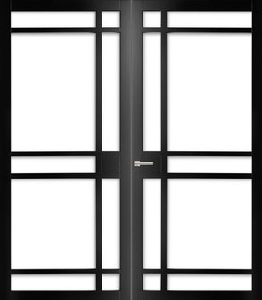 Weekamp dubbele binnendeur 6316 Incl. Blank glas
