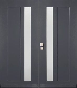 Skantrae SKE390 dubbele voordeuren incl. blank isolatieglas
