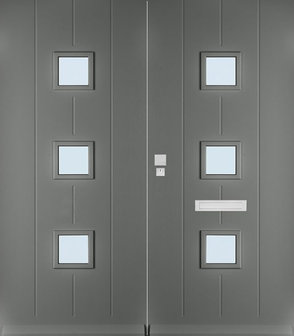 Skantrae SKN662 dubbele voordeuren incl. blank isolatieglas