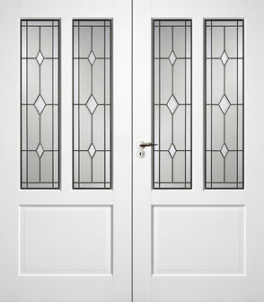 Skantrae dubbele binnendeur SKS 1240 Incl. glas in lood (15)
