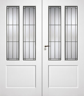 Skantrae dubbele binnendeur SKS 1240 Incl. glas in lood (18)