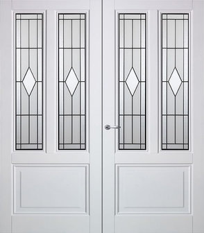 Skantrae dubbele binnendeur SKS 2240 Incl. glas in lood (12)