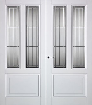 Skantrae dubbele binnendeur SKS 2240 Incl. glas in lood (18)