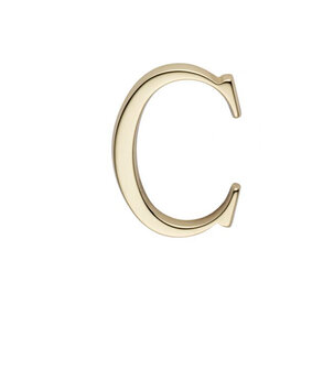 Skantrae Letter C Messing