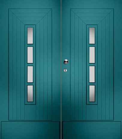 Weekamp WK1715 dubbele voordeur incl. blank isolatieglas