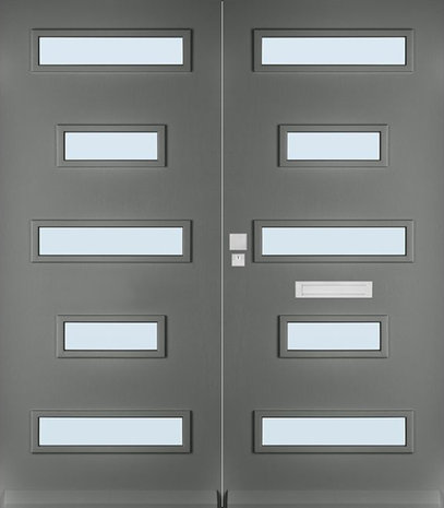 Skantrae SKN661 dubbele voordeuren incl. blank isolatieglas