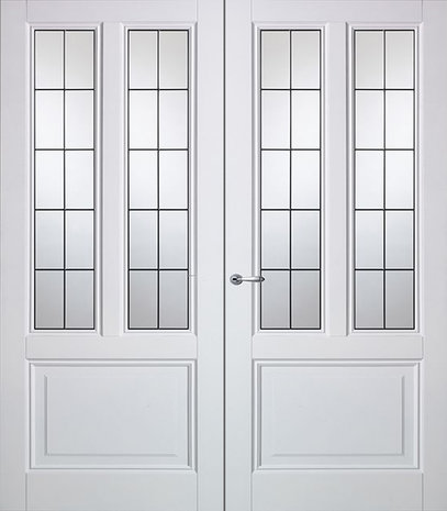 Skantrae dubbele binnendeur SKS 2240 Incl. glas in lood (11)