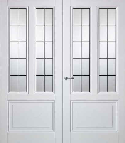Skantrae dubbele binnendeur SKS 2240 Incl. glas in lood (11)