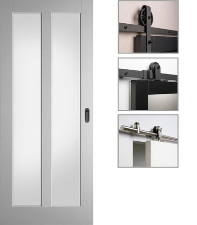 Weekamp schuifdeur WK 6572 A, incl. blank glas