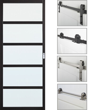 Skantrae schuifdeur SSL 4025, incl. blank glas