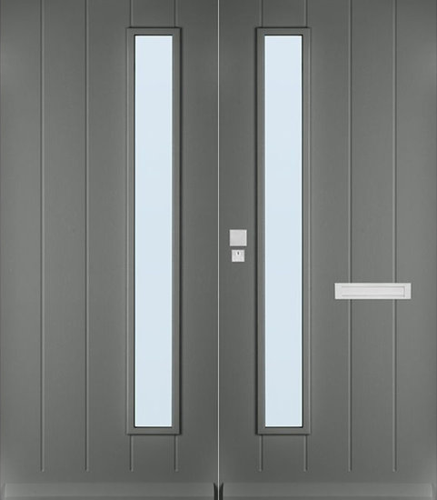 Skantrae SKN664 dubbele voordeuren incl. blank isolatieglas