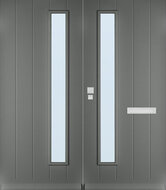 Skantrae SKN664 dubbele voordeuren incl. blank isolatieglas