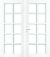Weekamp achter/terrasdeuren WK 4010 incl. blank isolatieglas