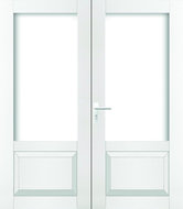 Weekamp achter/terrasdeuren WK 4171 incl. blank isolatieglas