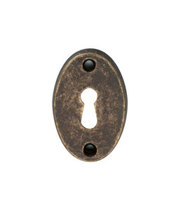 Skantrae Katy sleutelrozet Antique Brons ovaal