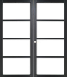 Dubbele binnendeur Weekamp WK 6308, incl. blank glas