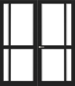 Dubbele binnendeur Weekamp WK 6361, incl. blank glas