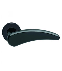 Weekamp deurkruk Dusk Black rond