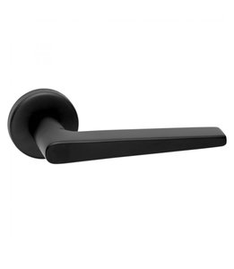 Weekamp deurkruk Raven Black rond