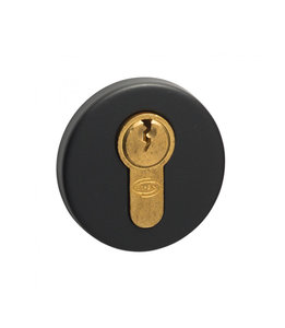 Weekamp Cilinderrozet PVD Brons rond (set)