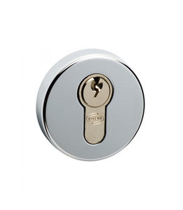 Weekamp Cilinderrozet PVD Chroom rond (set)