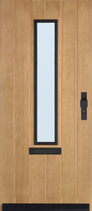 Voordeur Skantrae SKN 665 Eik, Incl. HR++ isolatieglas