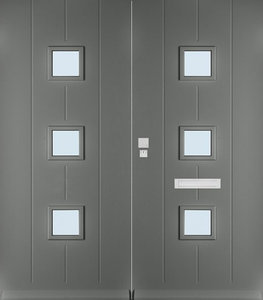 Dubbele voordeur Skantrae SKN 662, Incl. HR++ isolatieglas