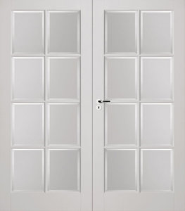 Dubbele binnendeur Skantrae E 003 incl. blank facetglas