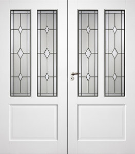 Dubbele binnendeur Skantrae SKS 1240 incl. glas in lood (15)