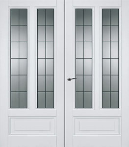 Dubbele binnendeur Skantrae SKS 2208 incl. glas in lood (11)