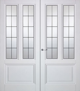 Dubbele binnendeur Skantrae SKS 2240 incl. glas in lood (11)
