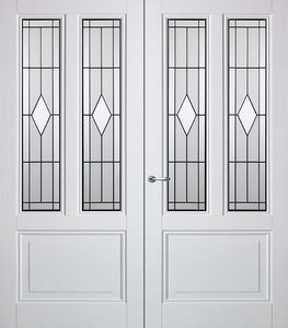 Dubbele binnendeur Skantrae SKS 2240 incl. glas in lood (12)