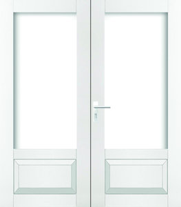 Dubbele achter/terrasdeur Weekamp WK 4161, Incl. HR++ isolatieglas